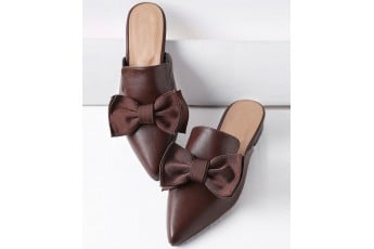 Work the Bloom Flats Brown