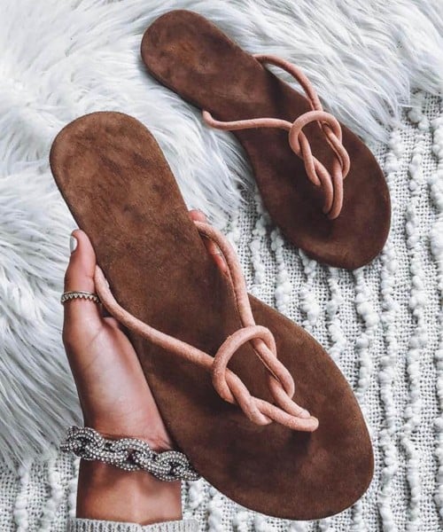 Ready for vacay flats Coffee Brown
