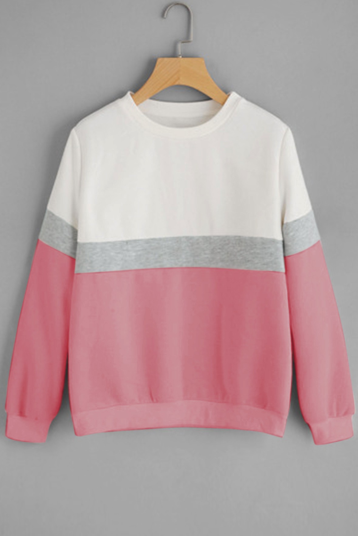 Cozy head sweatshirt pink