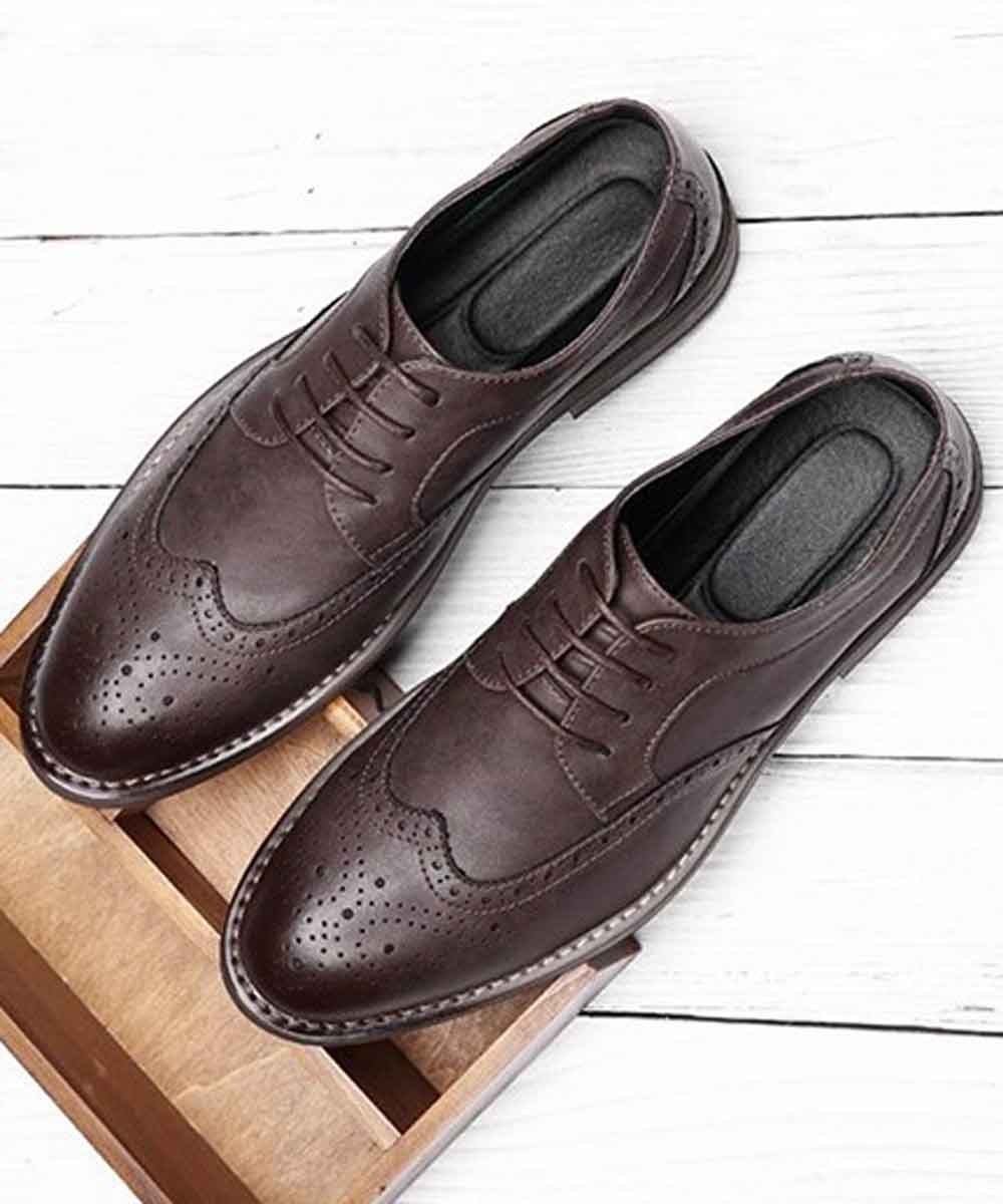 Gentlemen On The Go Oxfords Formal Shoes Brown