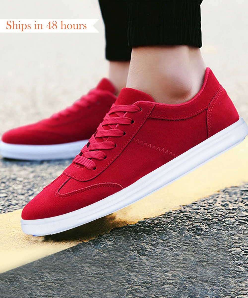 Low Top Sneakers Red