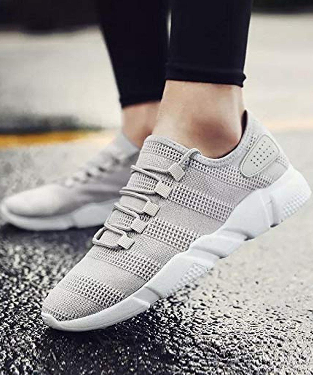 Grey casual sneakers - Street Style Store