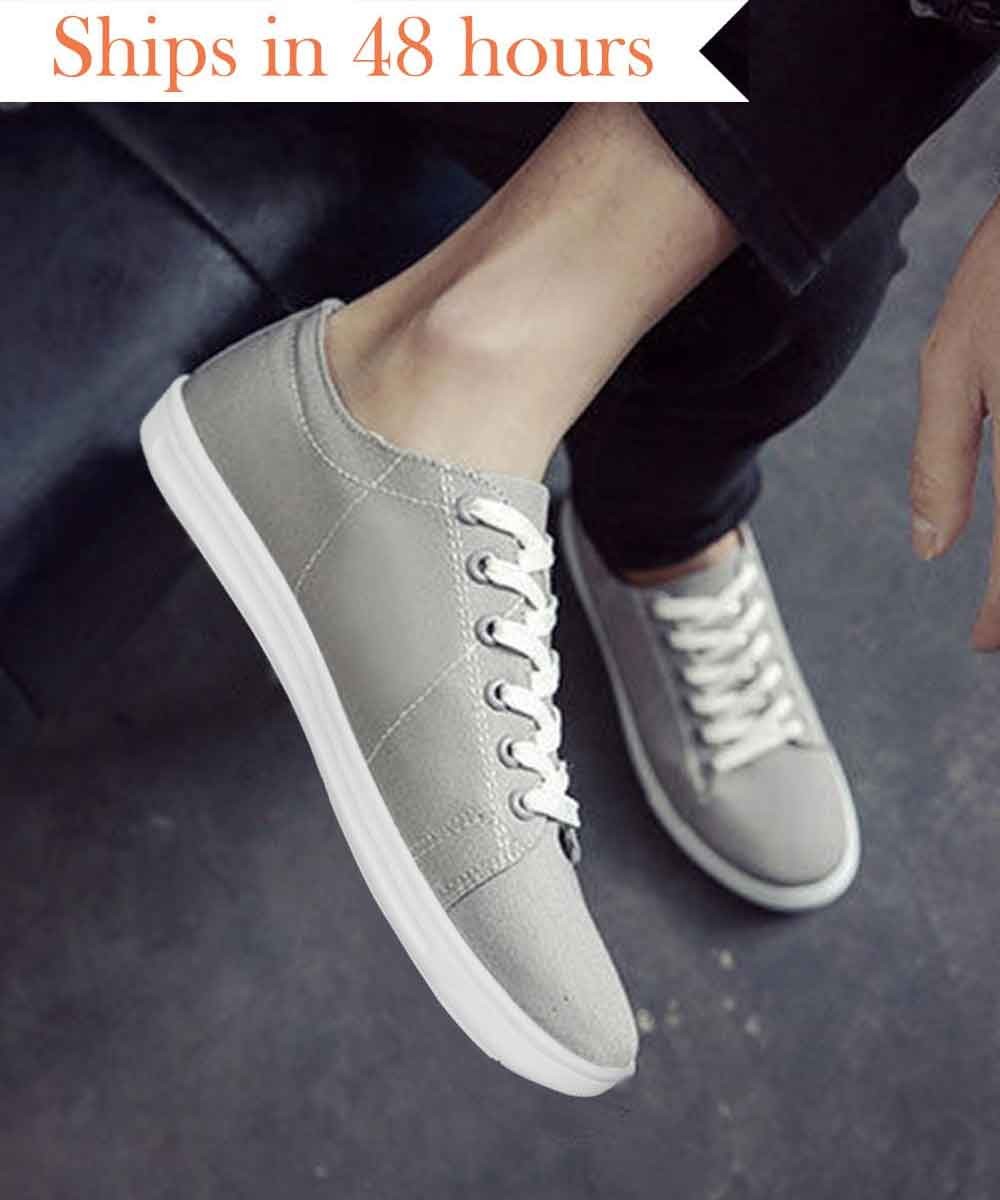 Grey Classy Sneakers - Street Style Store