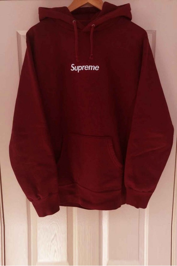 Supreme Marsala hoodie