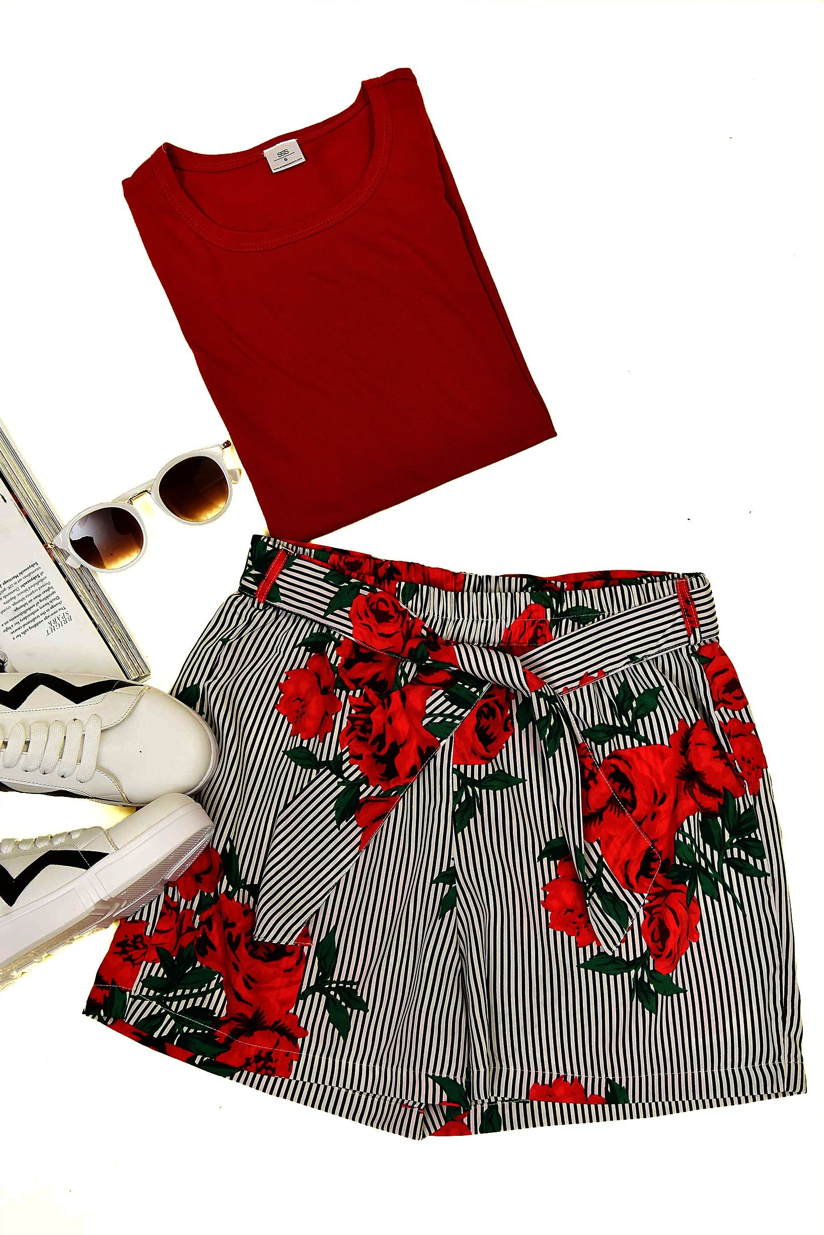 Trendy Floral Shorts