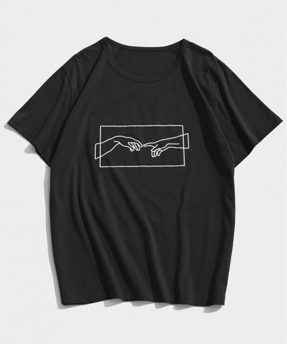 Helping Hand Graphic Tee for Men - Street Style Store