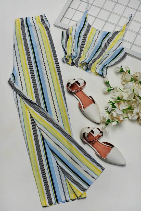 Set of 2 - Striped summer outfit