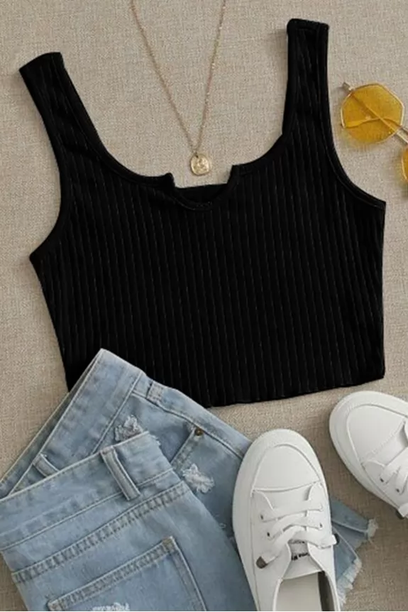 Black spaghetti top top