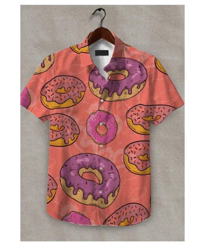 Donut Printed Men Shirt