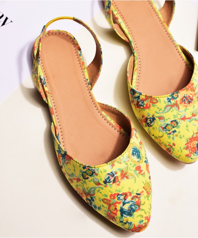 Summer Mist Floral Flats Street Style Store Official