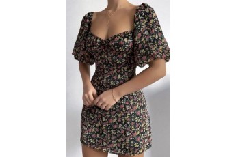 Beautiful floral short dress