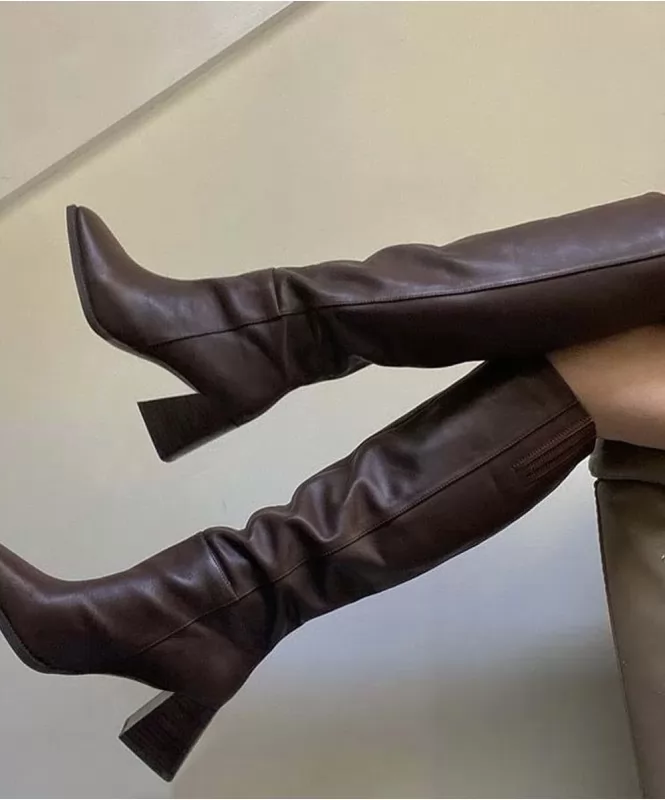 Limited Edition Long Boot - Brown