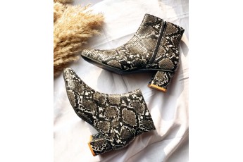 Animal Print Ankle Boot