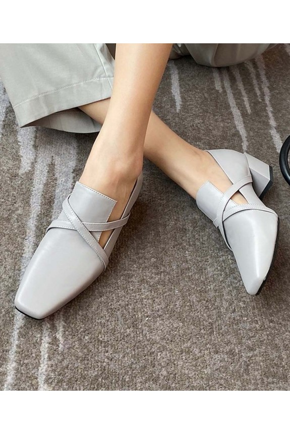 The shade of grey heels