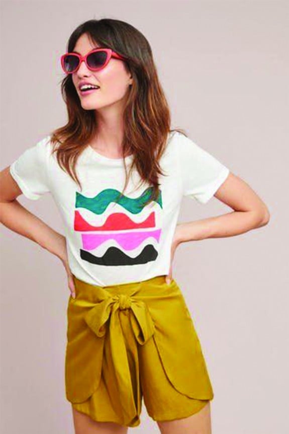 Multi Wave graphic Tee