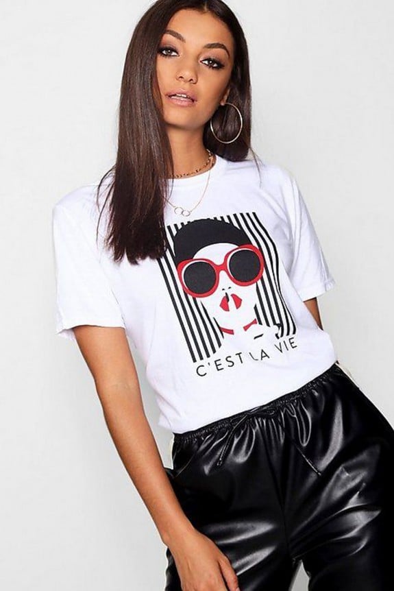 Quirky art graphic Tee