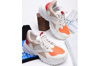 Icy tang chunky sneakers
