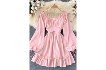 Light pink Ruffle dress