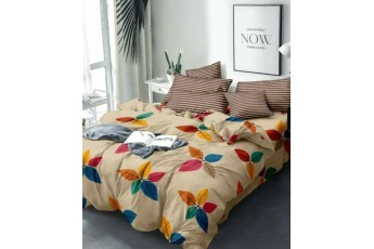 The Leafy Flower Double Bedsheet with 2 Pillow Covers