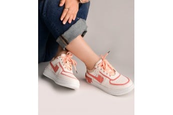 Peach stylised casual sneaker