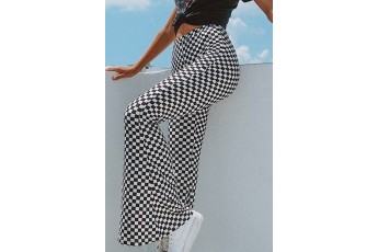 Black & White Checkered Pants