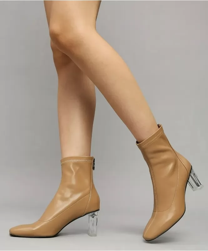 Decent brown above ankle boots
