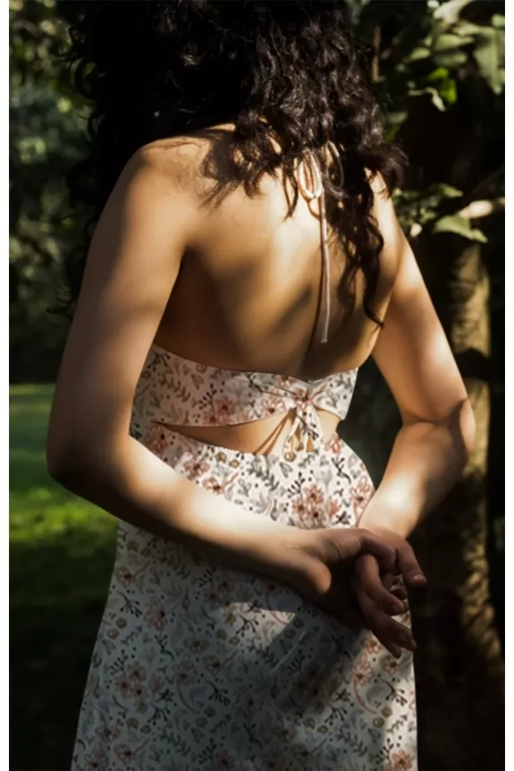 Tie knot store maxi dress