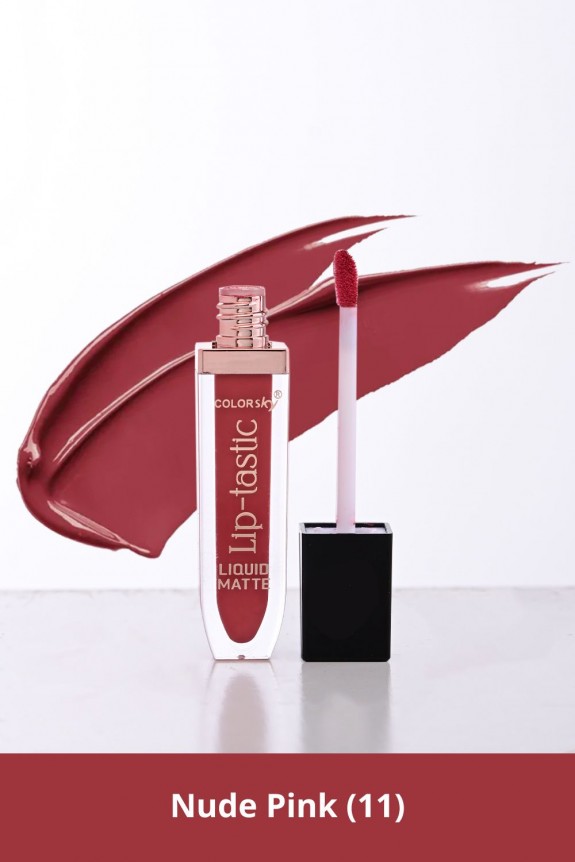 Nude Pink liquid matte lipstick (11)