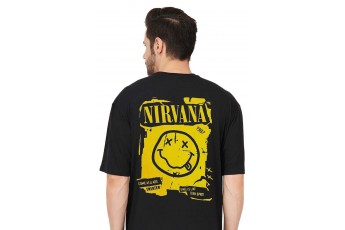 Nirvana graphic Black Oversize T-shirt 