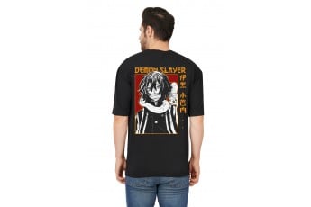 DEMON SLAYER Graphic Black Oversize T-shirt