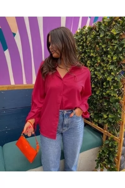 Full Sleeve pink cotton shirt 