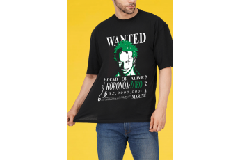 Wanted graphic oversize cotton t-shirt 