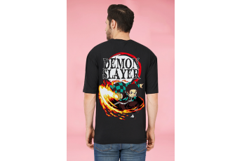 Demon slayer graphic oversize t-shirt