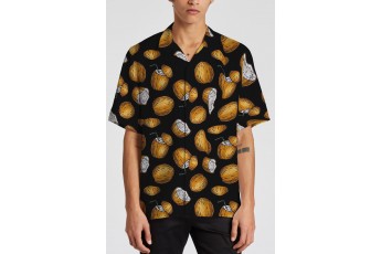 Coconut printed rayon shirt 