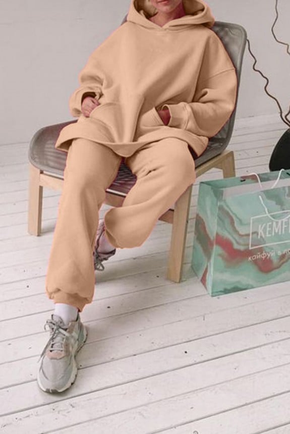 Set of 2 - Autumn blonde Oversized hoddie with joggers