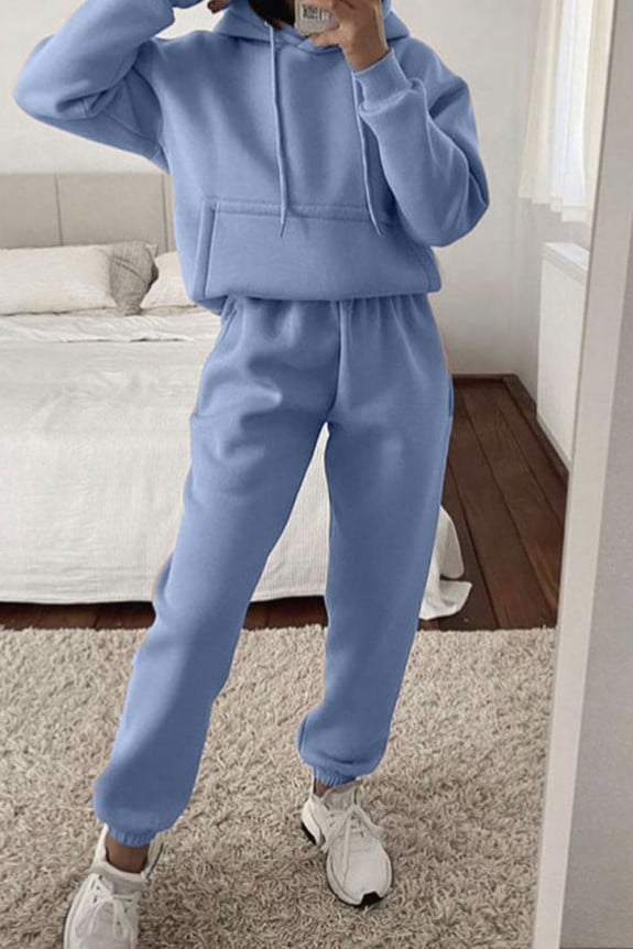 Set of 2 - Kentucky Blue oversized hoodie with joggers