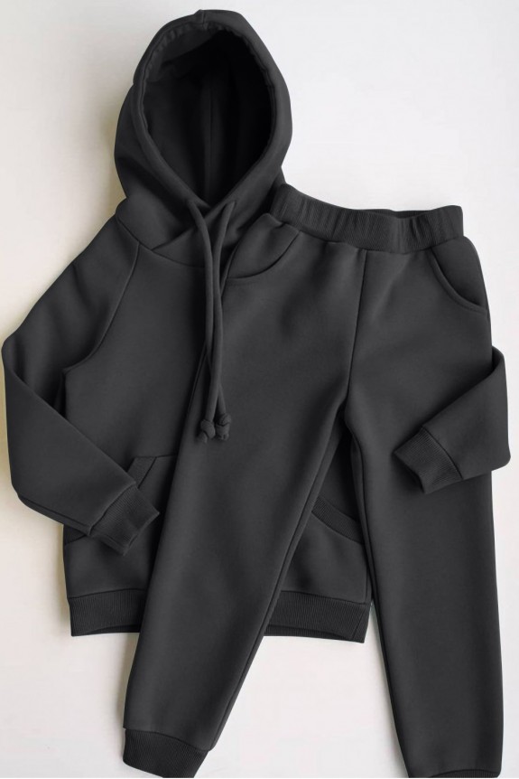 Set of 2 - Black hoodie with pants