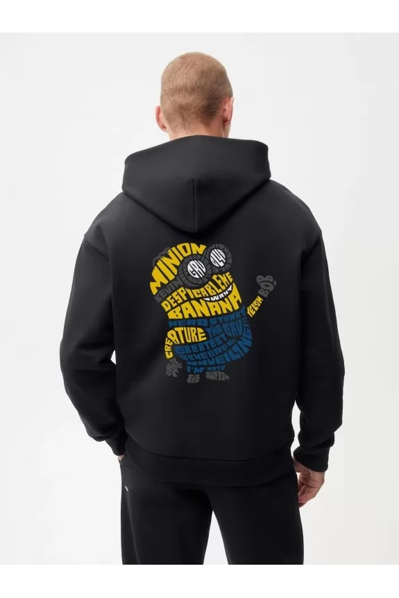 Minion printed hoodie 
