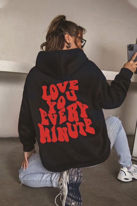Love You Every Minute Oversized Hoodie
