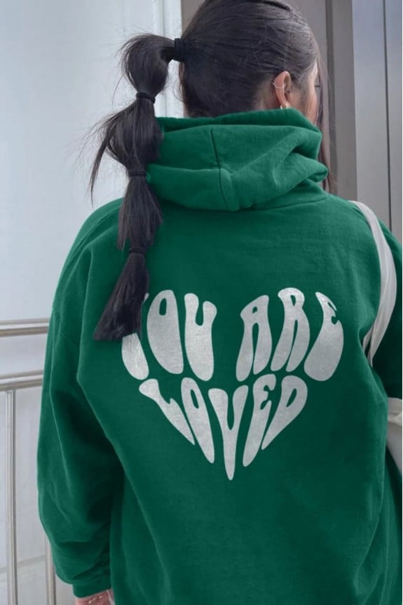 Evergreen Over Size Hoodies 