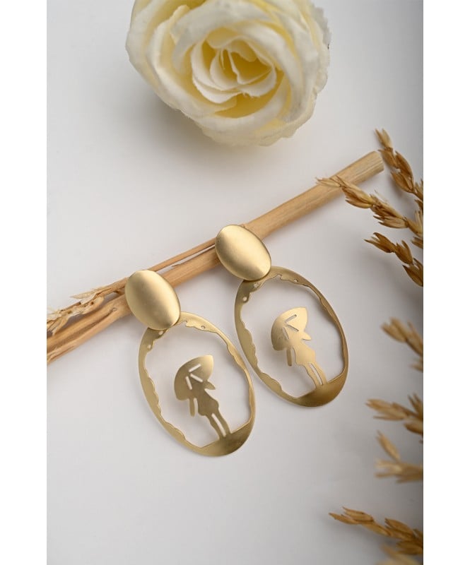 Golden girl earrings