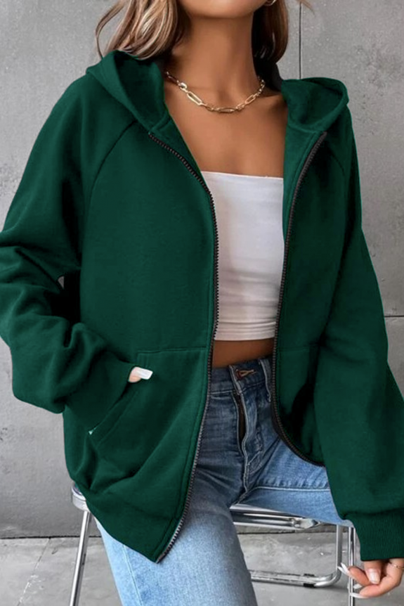 Evergreen  Front Open Hoodies