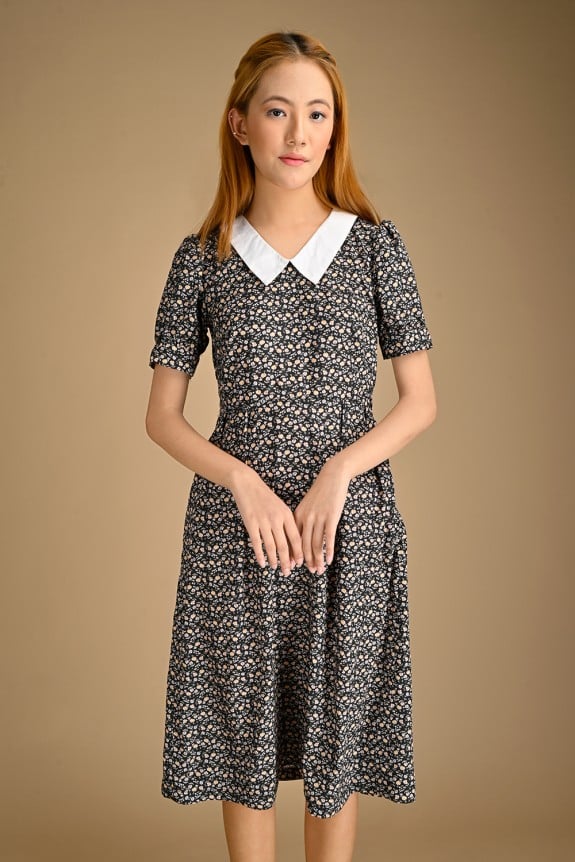 Korean Style Printed Dress