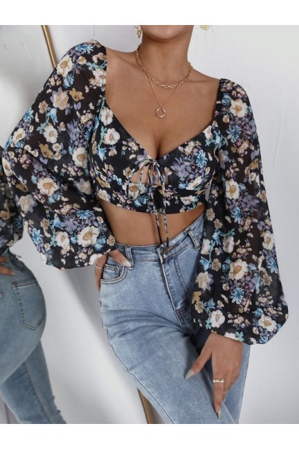 Georgette Full Sleeve Top 