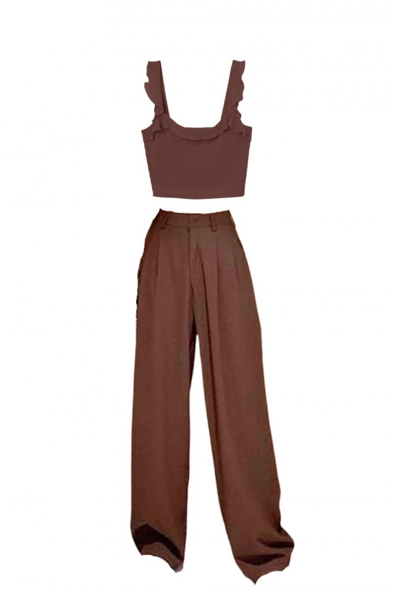 Set of 2 - Amazing little top with flare pant
