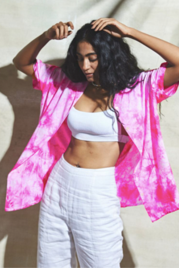 Tie - Dye Pink Shirt