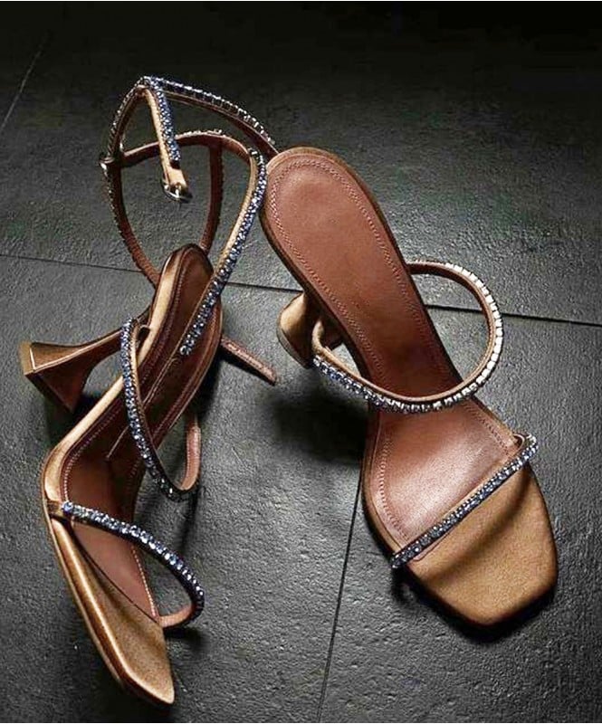 Bronze jewel elegant heel