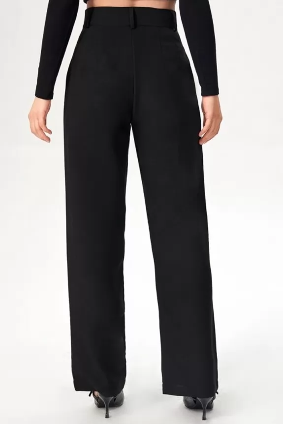 Black Flared Formal pants | Street Style Store | SSS