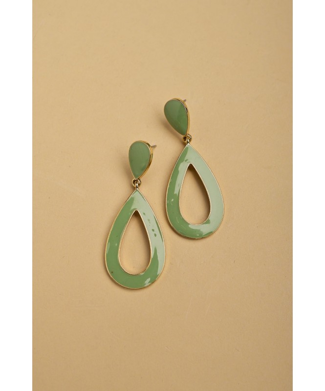 Green Earrings