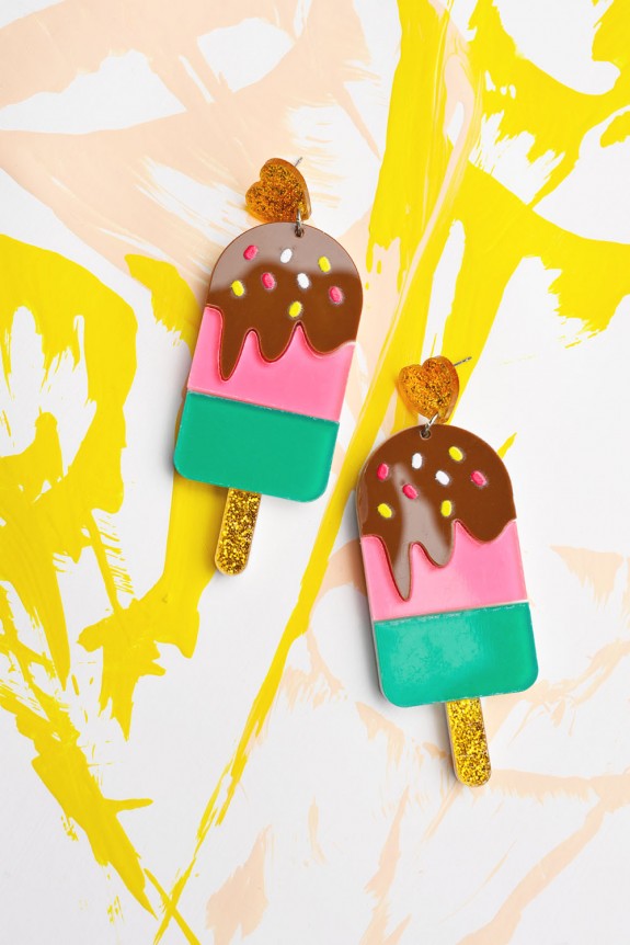 Ice Cream Funky Earrings